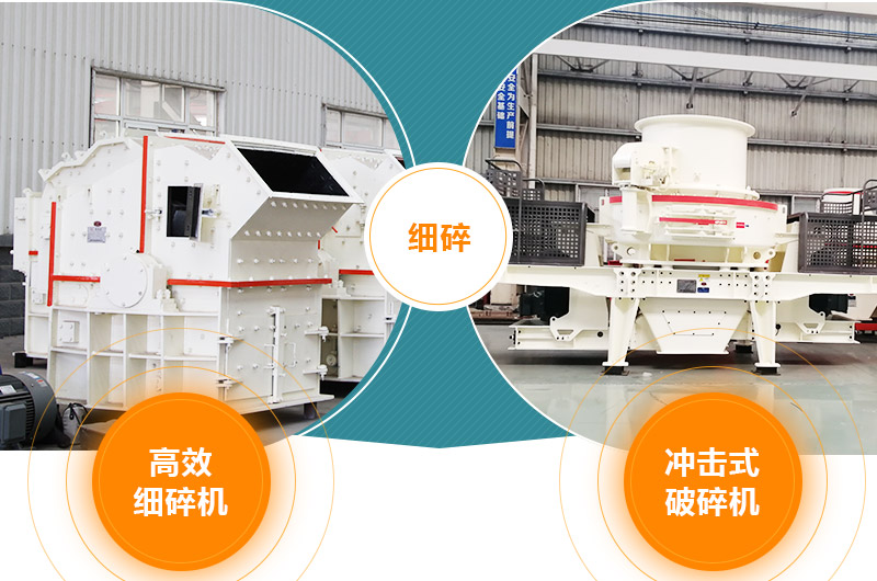 細(xì)碎：細(xì)碎機(jī)、沖擊式破碎機(jī)