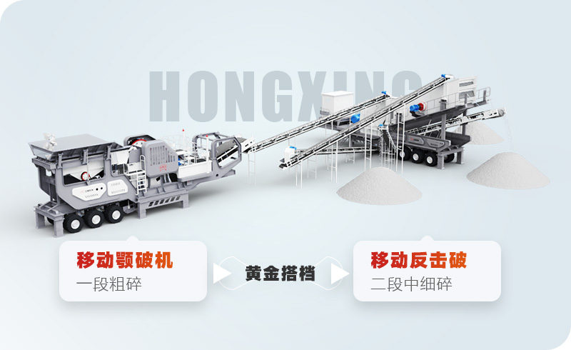 靈活現(xiàn)場，可自由專場的巖石移動破碎站全圖