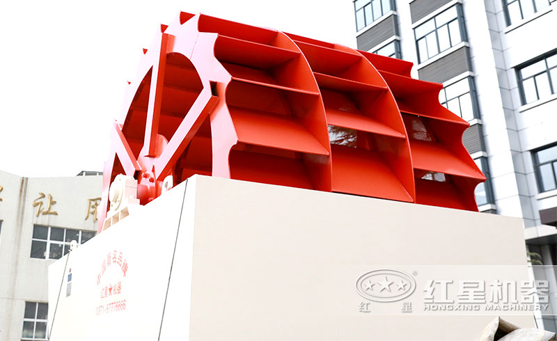 三輪輪斗式洗砂機，產量120-200t/h