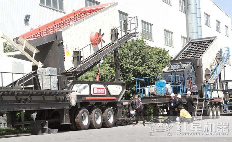 車載移動(dòng)磕石機(jī)，現(xiàn)貨提供，搭配多樣