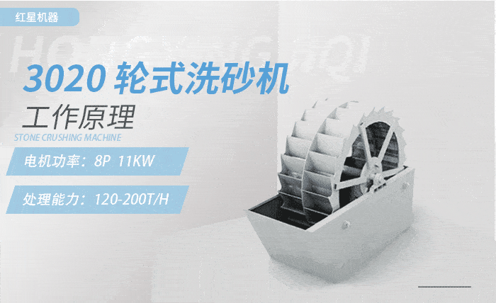 3020洗砂機，時產(chǎn)量：120-200t/h