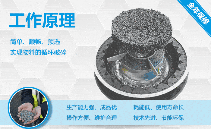 沖擊式制砂機(jī)破碎粒度均勻，粒形好看