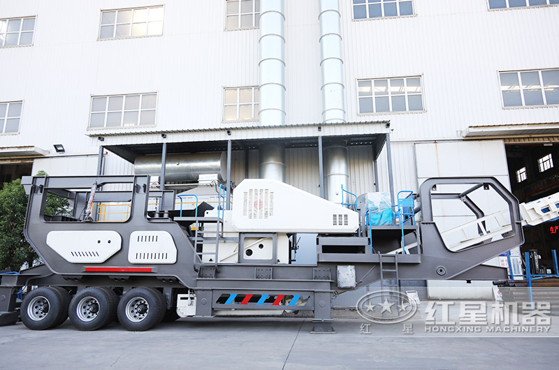 車載移動顎破機(jī)，給料粗碎一體機(jī) 