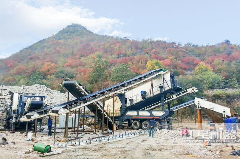 機制砂加工現(xiàn)場，半年收回成本