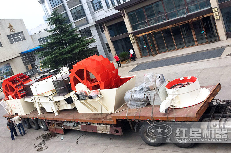 全套機(jī)制砂洗沙設(shè)備現(xiàn)貨，專車運(yùn)輸并免費(fèi)安裝