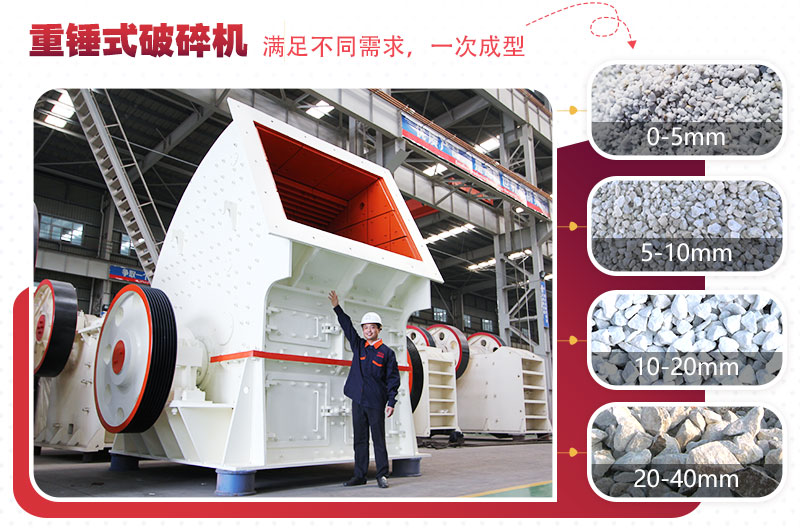 錘式破碎機“一次成型”，減少投資成本